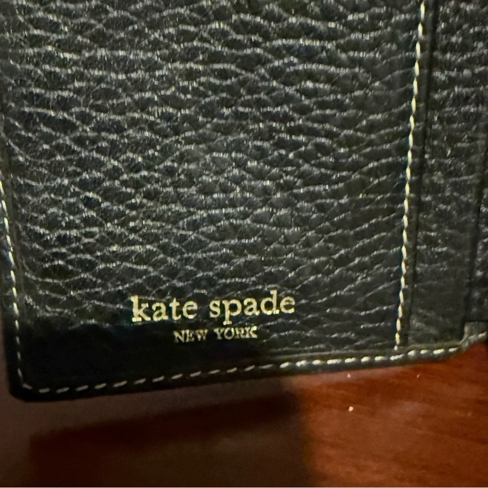 Kate Spade‎ black Andover Posey Leather Wallet